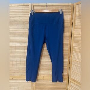 Beverly Hills Polo Club dark blue leggings with pockets woman’s large EUC